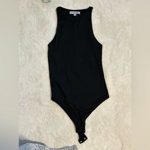 Black bodysuit.